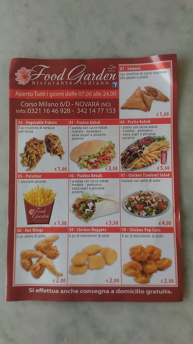 Menu Food Garden...ristorante Indiano-9